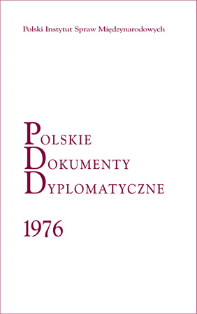 Polskie Dokumenty Dyplomatyczne 1976