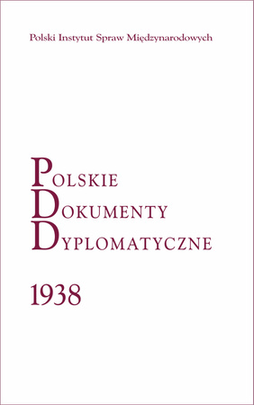 Polskie Dokumenty Dyplomatyczne 1938  EGZEMPLARZ Z WYSTAWY