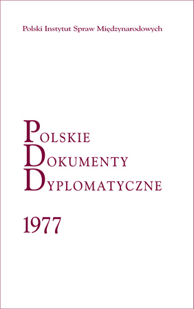 Polskie Dokumenty Dyplomatyczne 1977     